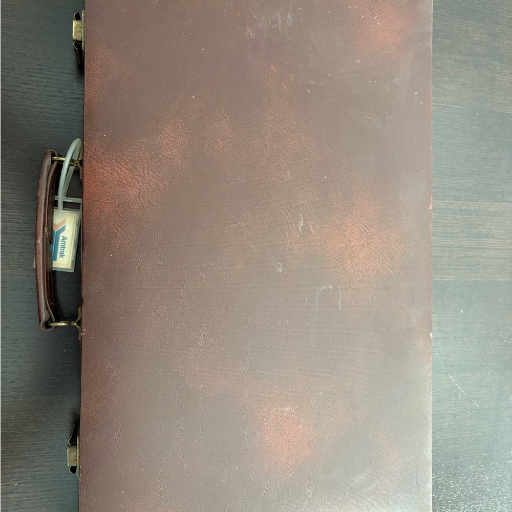 Vintage 1970s Football Fever Tabletop Strategy Game Set w/ Briefcase Carry - Picture 2 of 2